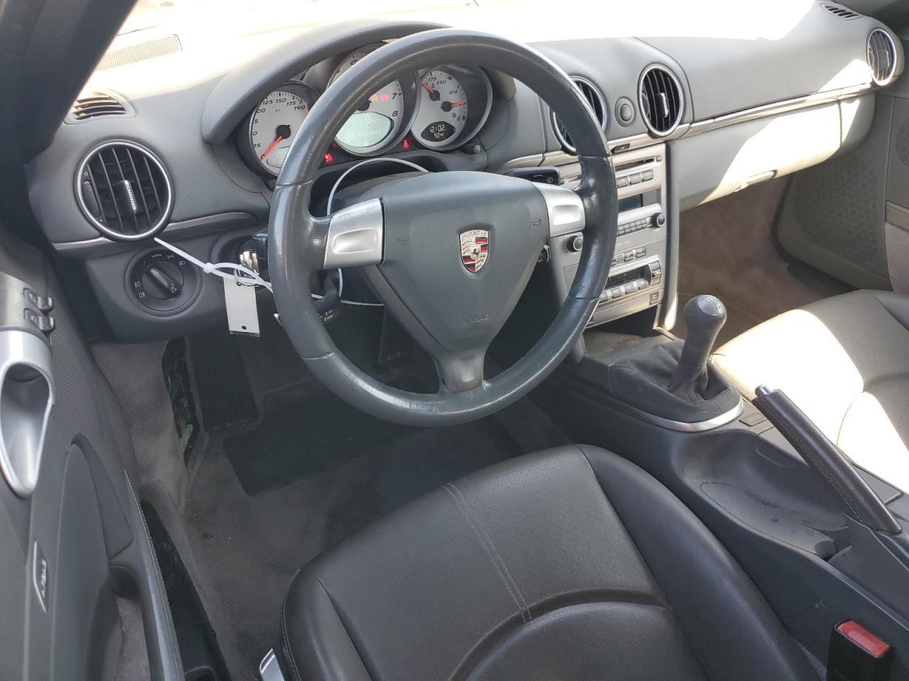 2008 Porsche Boxster VIN WP0CB29888U731694 Copart auction photo, side / rear end damage thumbnail 8