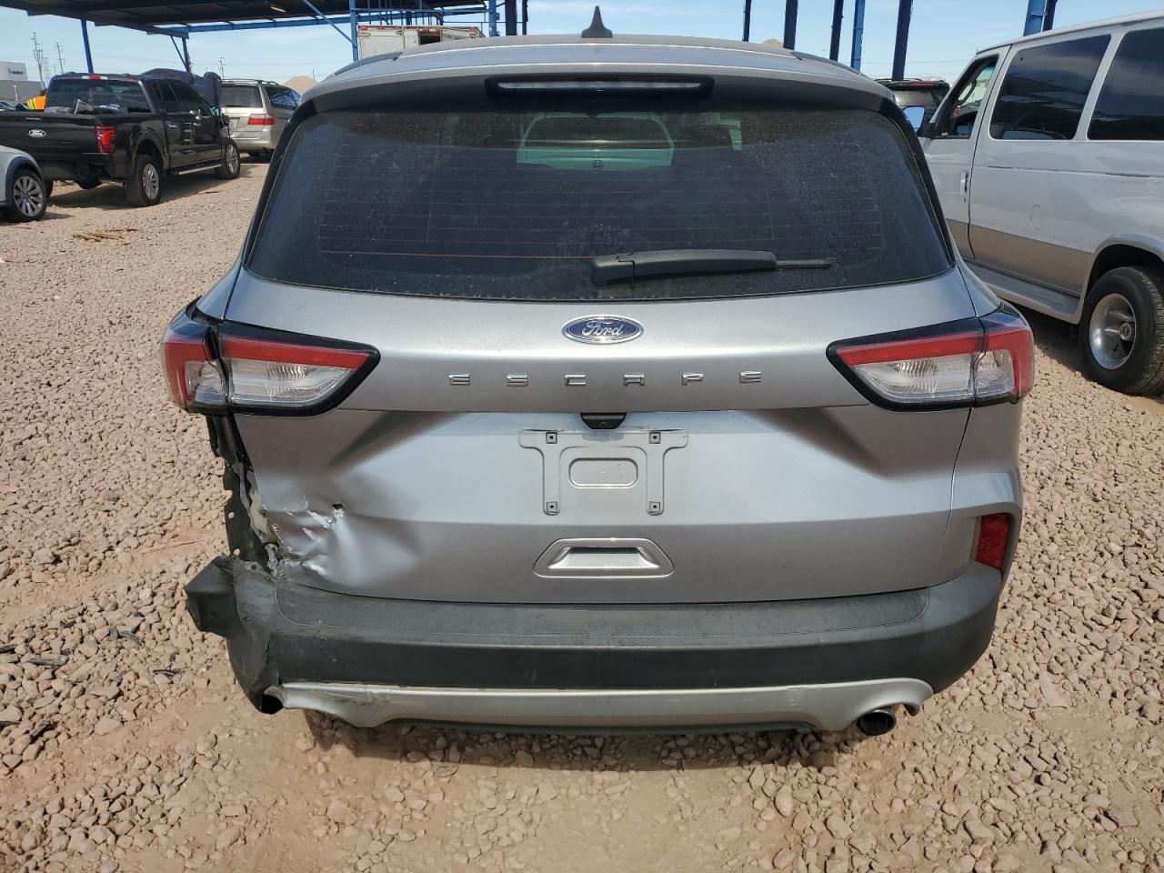2021 Ford Escape VIN 1FMCU0F61MUA97782 Copart auction photo, rear end damage thumbnail 6