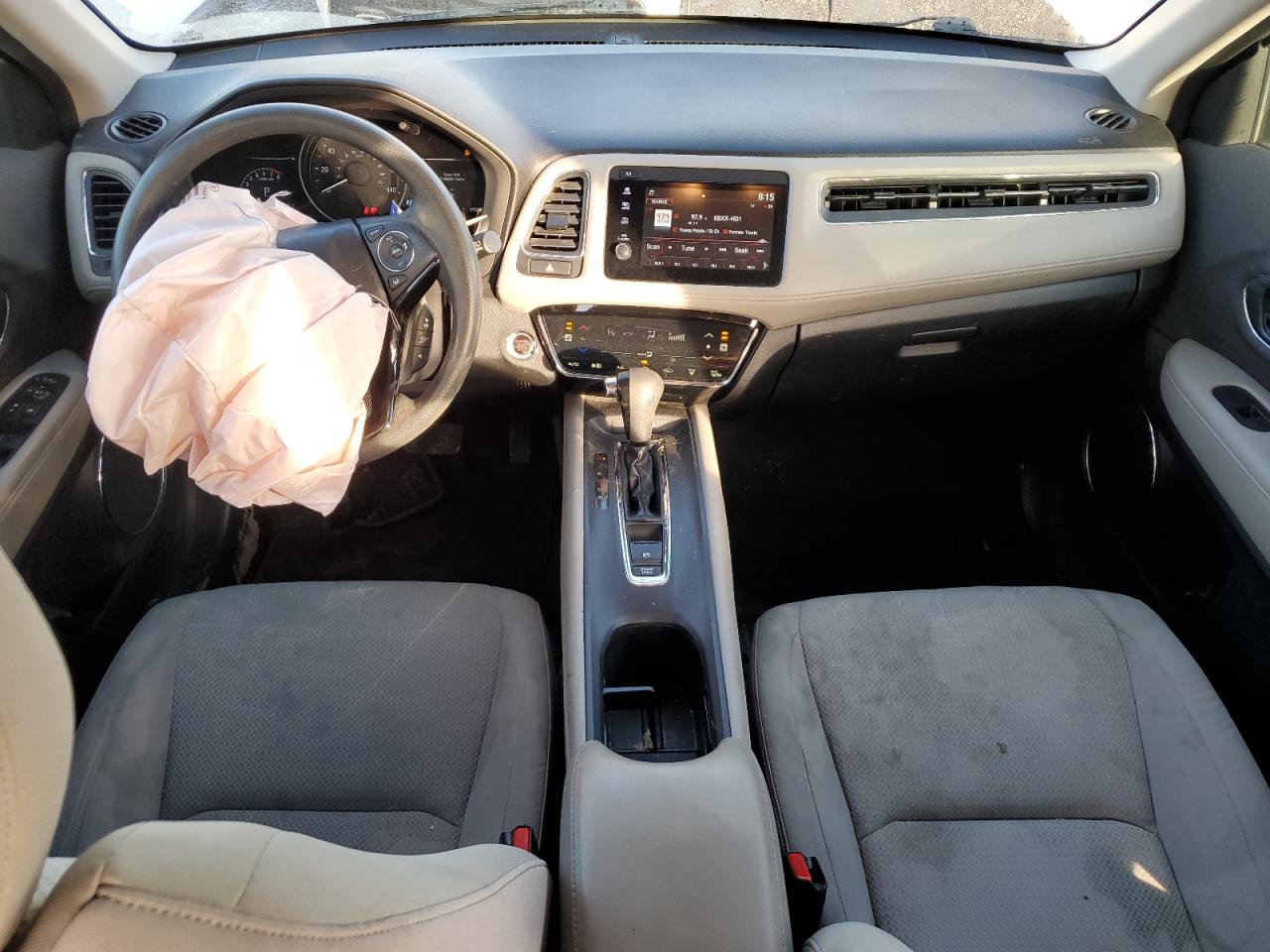 2019 Honda HR-V VIN 3CZRU5H58KM729785 Copart auction photo, front end / undercarriage damage thumbnail 8