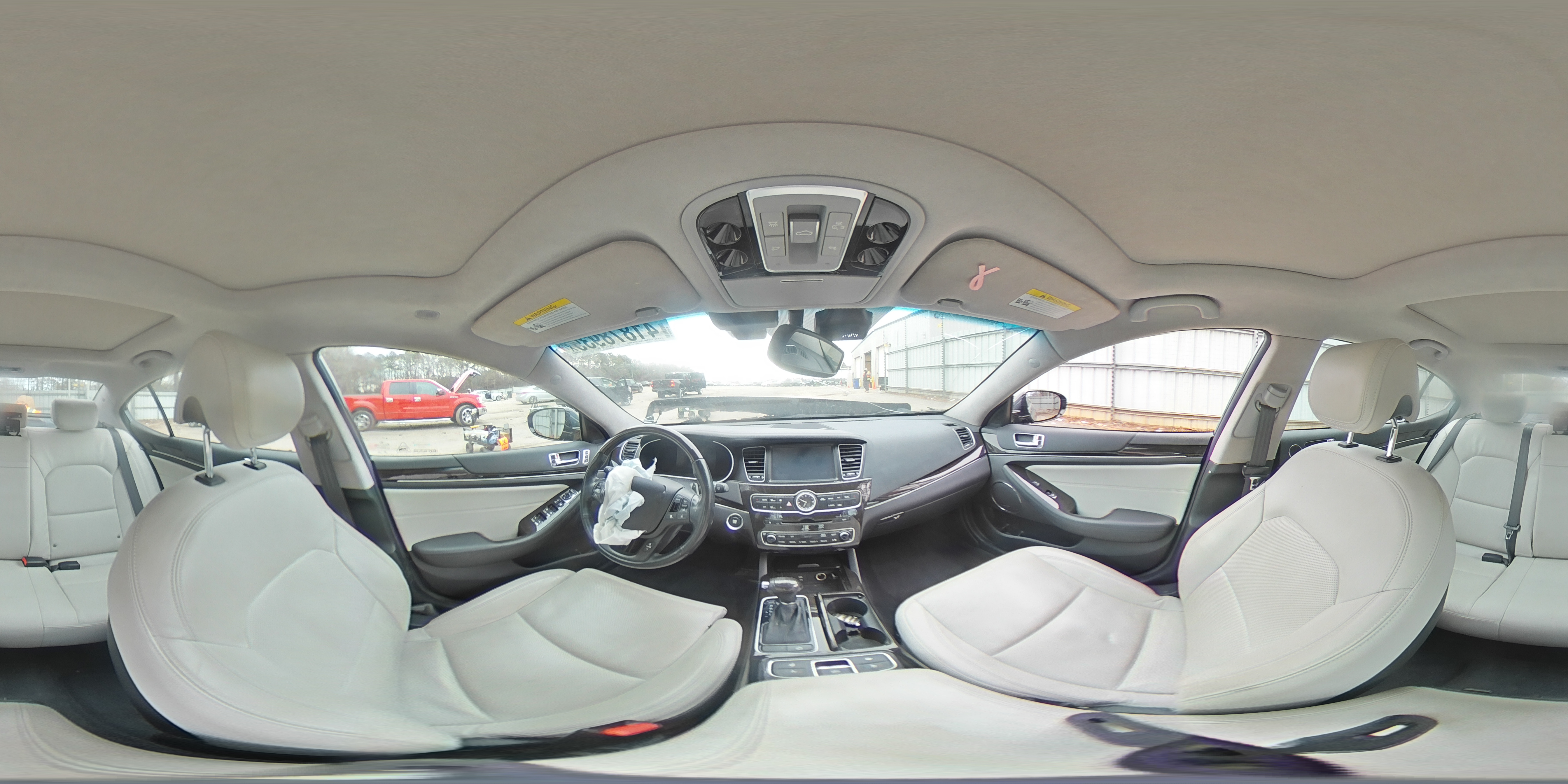 2015 KIA Cadenza VIN KNALN4D75F5187712 Copart auction photo, front end damage thumbnail 14