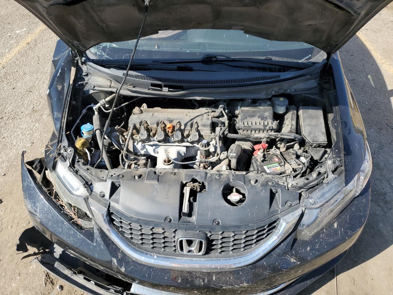 2014 Honda Civic VIN 19XFB2F51EE062539 Copart auction photo, all over damage thumbnail 13