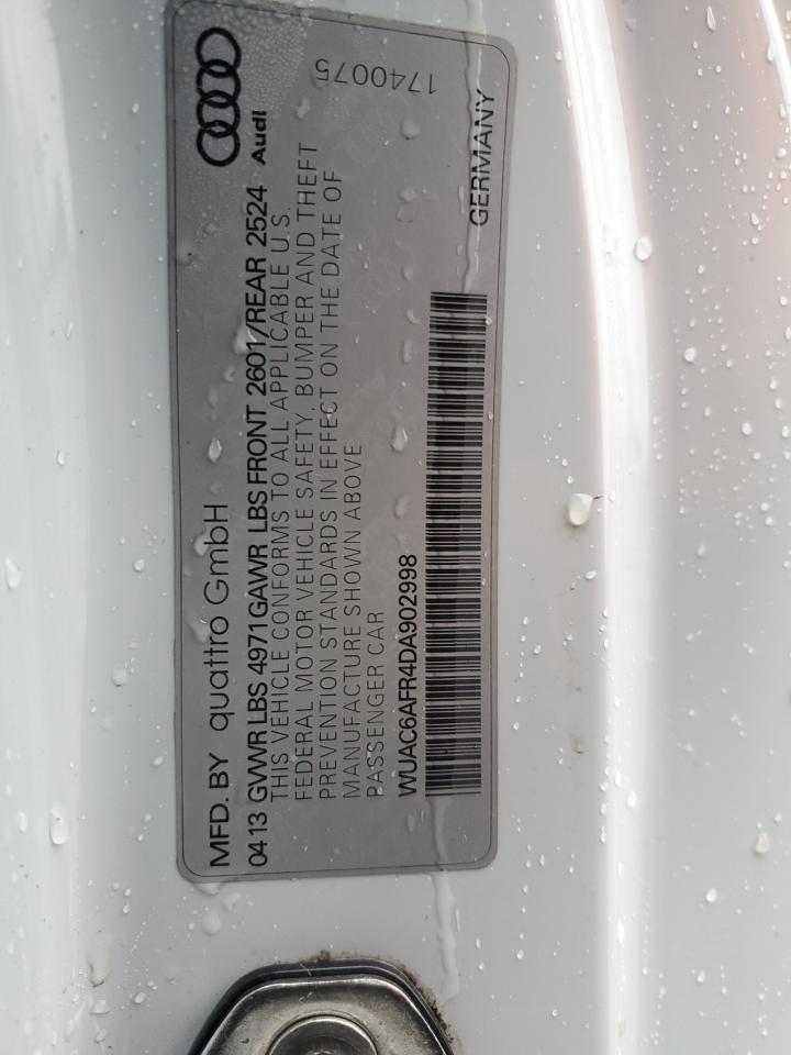 2013 Audi RS5 VIN WUAC6AFR4DA902998 Copart auction photo, side damage thumbnail 12