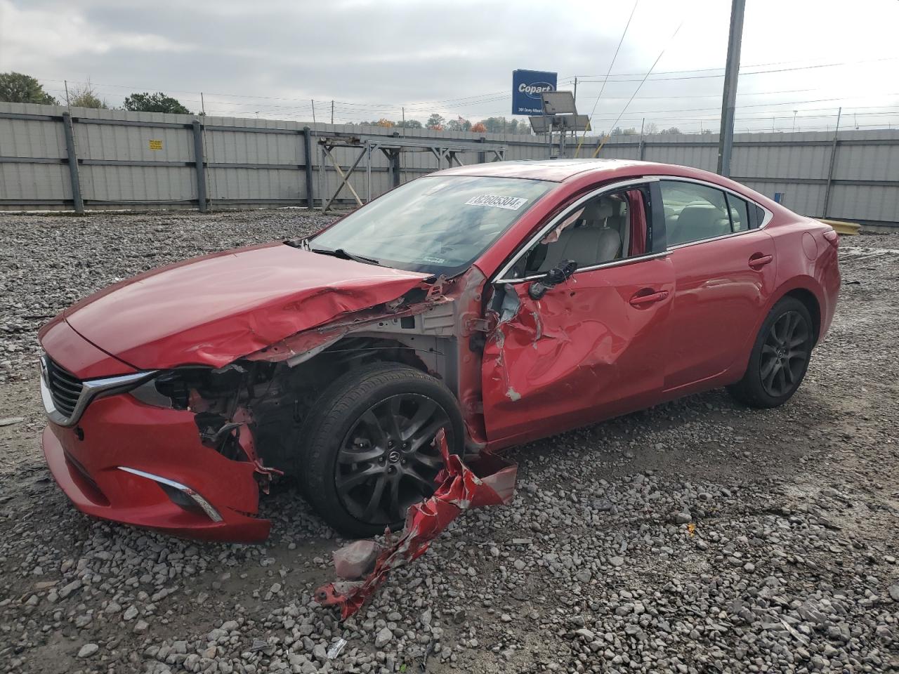 2016 Mazda 6 VIN JM1GJ1W56G1459056