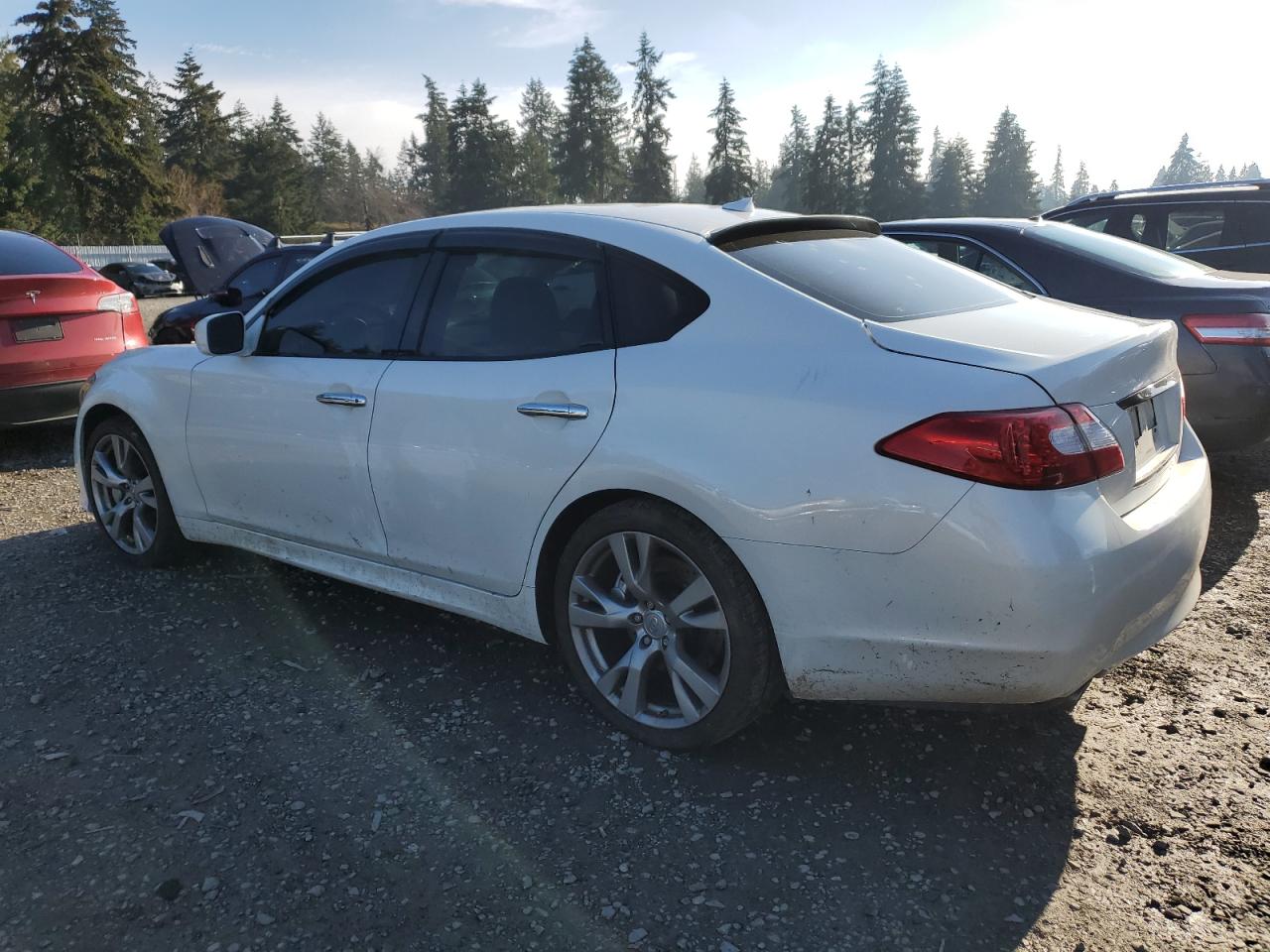 2011 Infiniti M VIN JN1BY1AP3BM323251 Copart auction photo, all over damage thumbnail 2