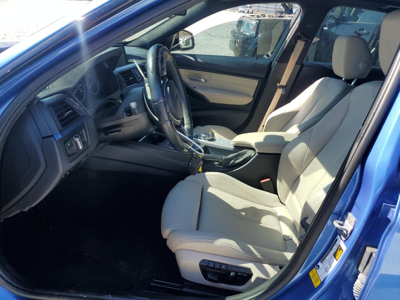 2015 BMW 3er VIN WBA3C1C5XFP854072 Copart auction photo, undercarriage / side damage thumbnail 7