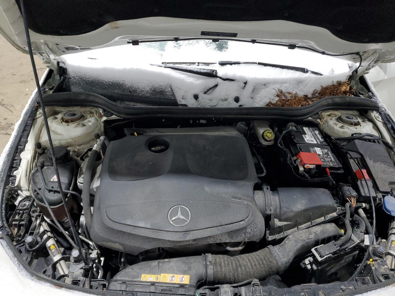 2015 Mercedes-Benz CLA-klasse VIN WDDSJ4EB5FN217844 Copart auction photo, front end / side damage thumbnail 12