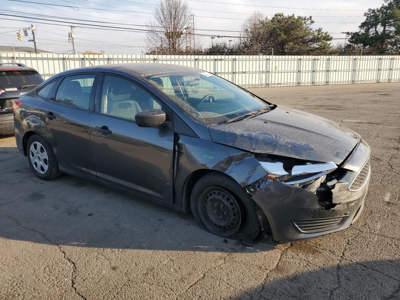 2017 Ford Focus VIN 1FADP3E27HL339055 Copart auction photo, front end / rear end damage thumbnail 4