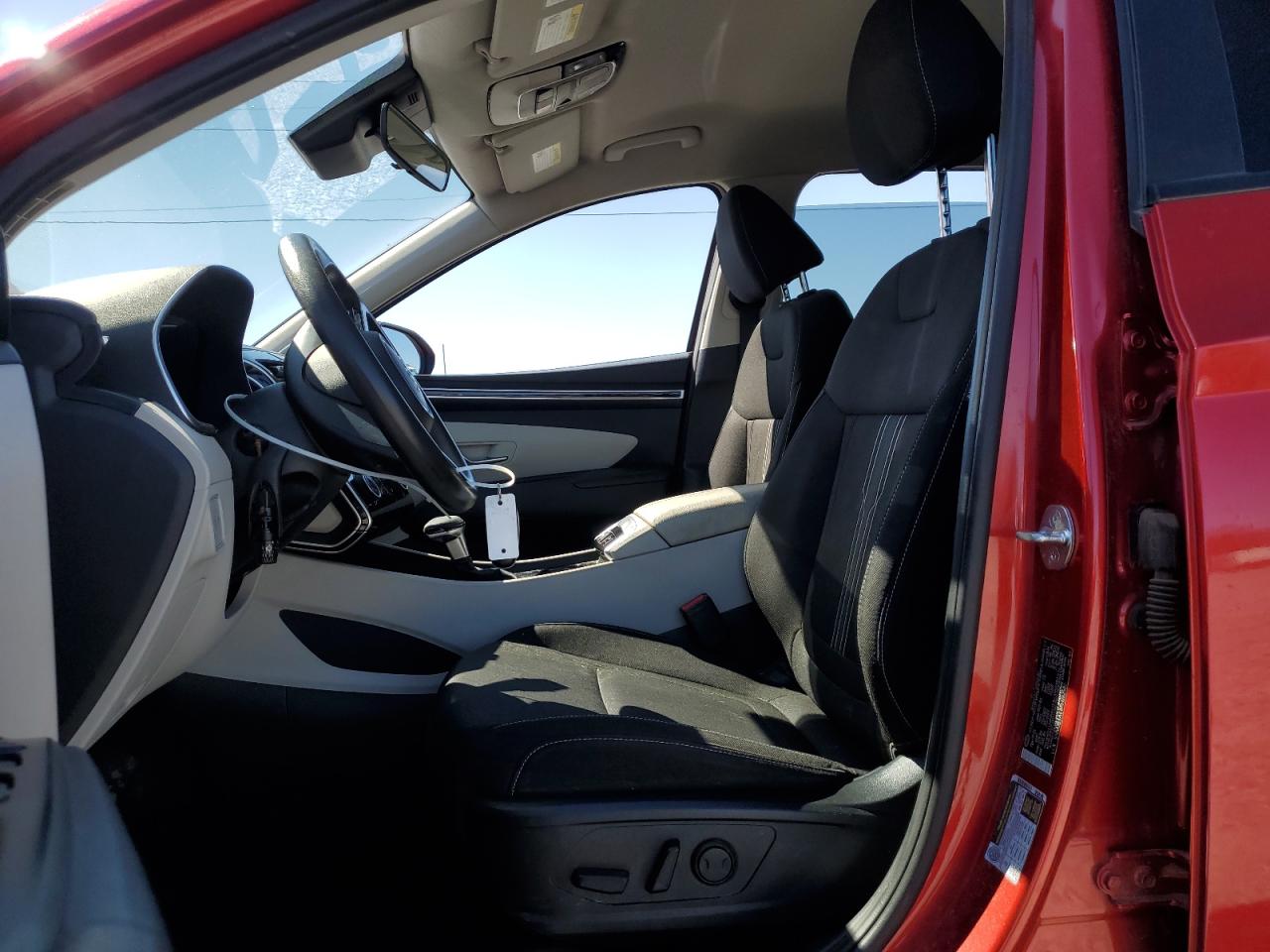 2023 Hyundai Tucson VIN 5NMJB3AE8PH262580 Copart auction photo, front end / side damage thumbnail 7
