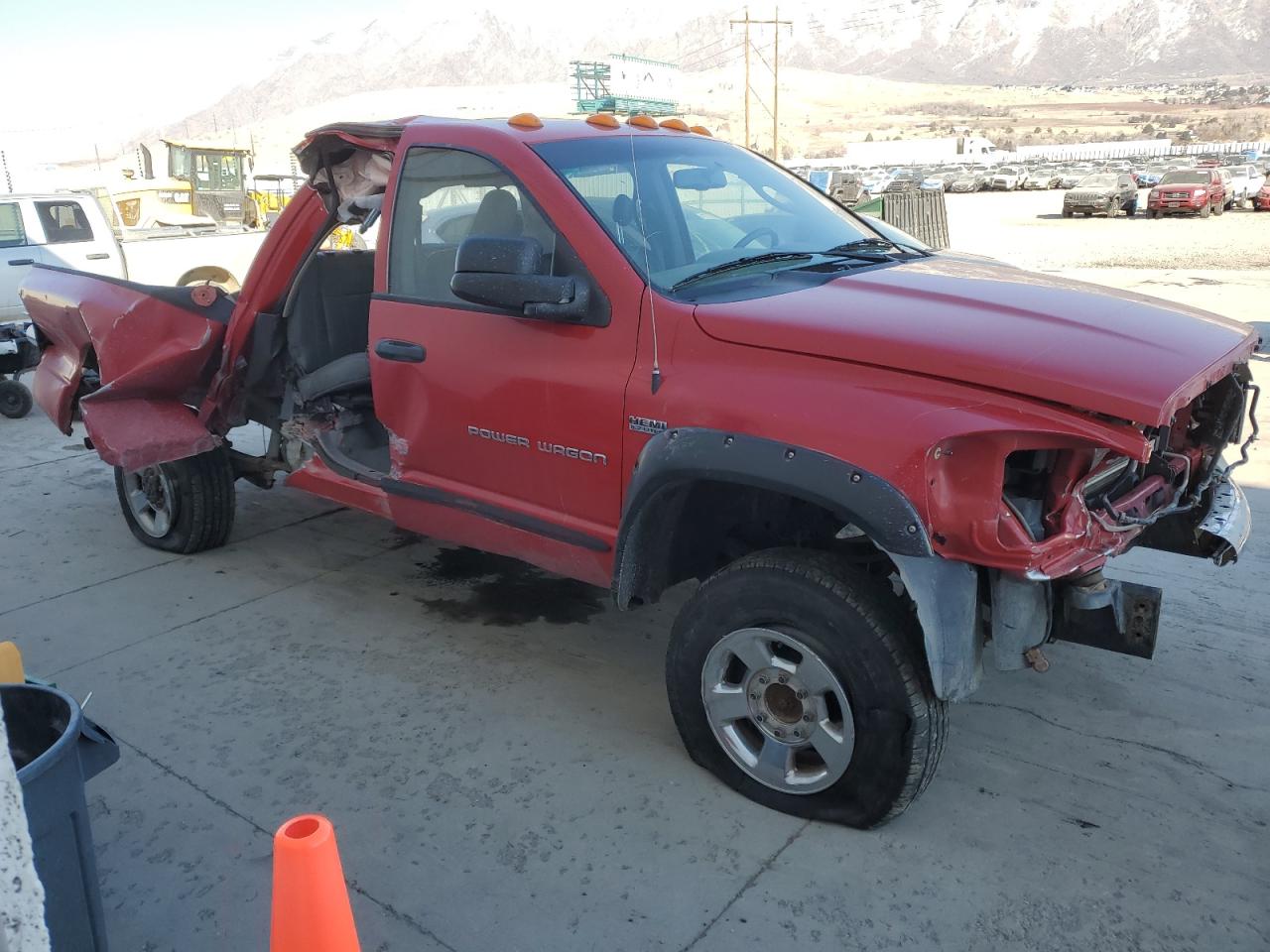 2008 Dodge RAM VIN 3D3KS28D18G114674 Copart auction photo, all over damage thumbnail 4