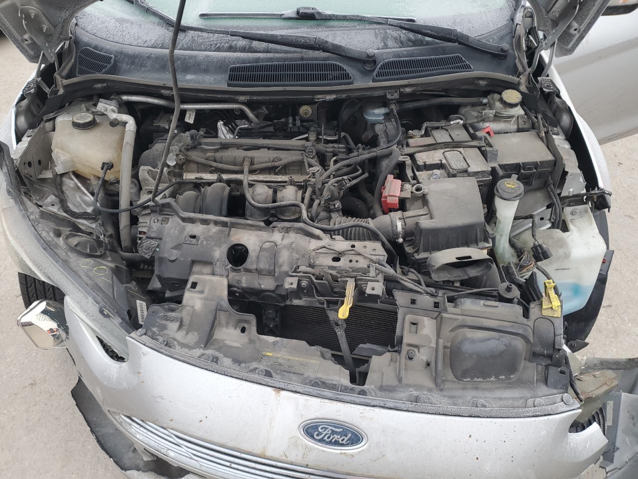 2014 Ford Fiesta VIN 3FADP4EJ4EM107889 Copart auction photo, front end damage thumbnail 13
