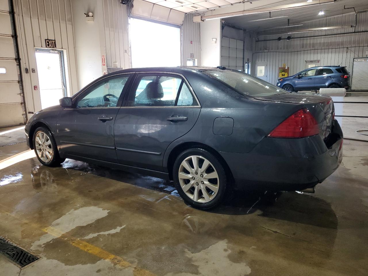 2006 Honda Accord VIN 1HGCM66546A039444 Copart auction photo, rear end / side damage thumbnail 2