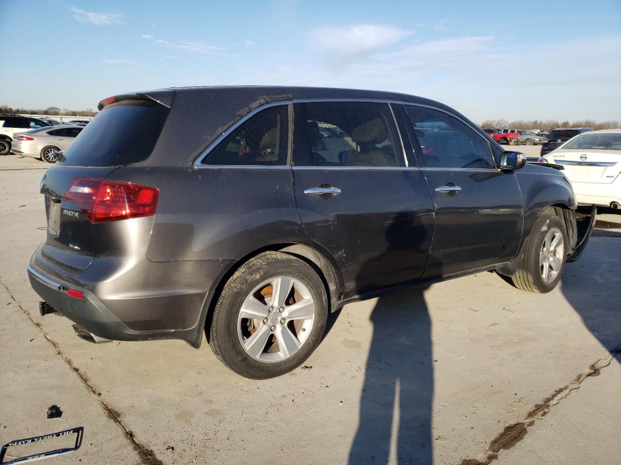 2010 Acura MDX VIN 2HNYD2H60AH506642 Copart auction photo, side / hail damage thumbnail 3
