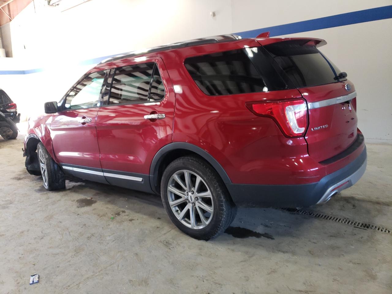 2016 Ford Explorer VIN 1FM5K8F87GGA79269 Copart auction photo, front end / undercarriage damage thumbnail 2