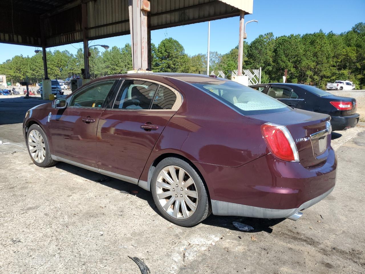 2011 Lincoln MKS VIN 1LNHL9ER8BG611714 Copart auction photo, water/flood damage thumbnail 2