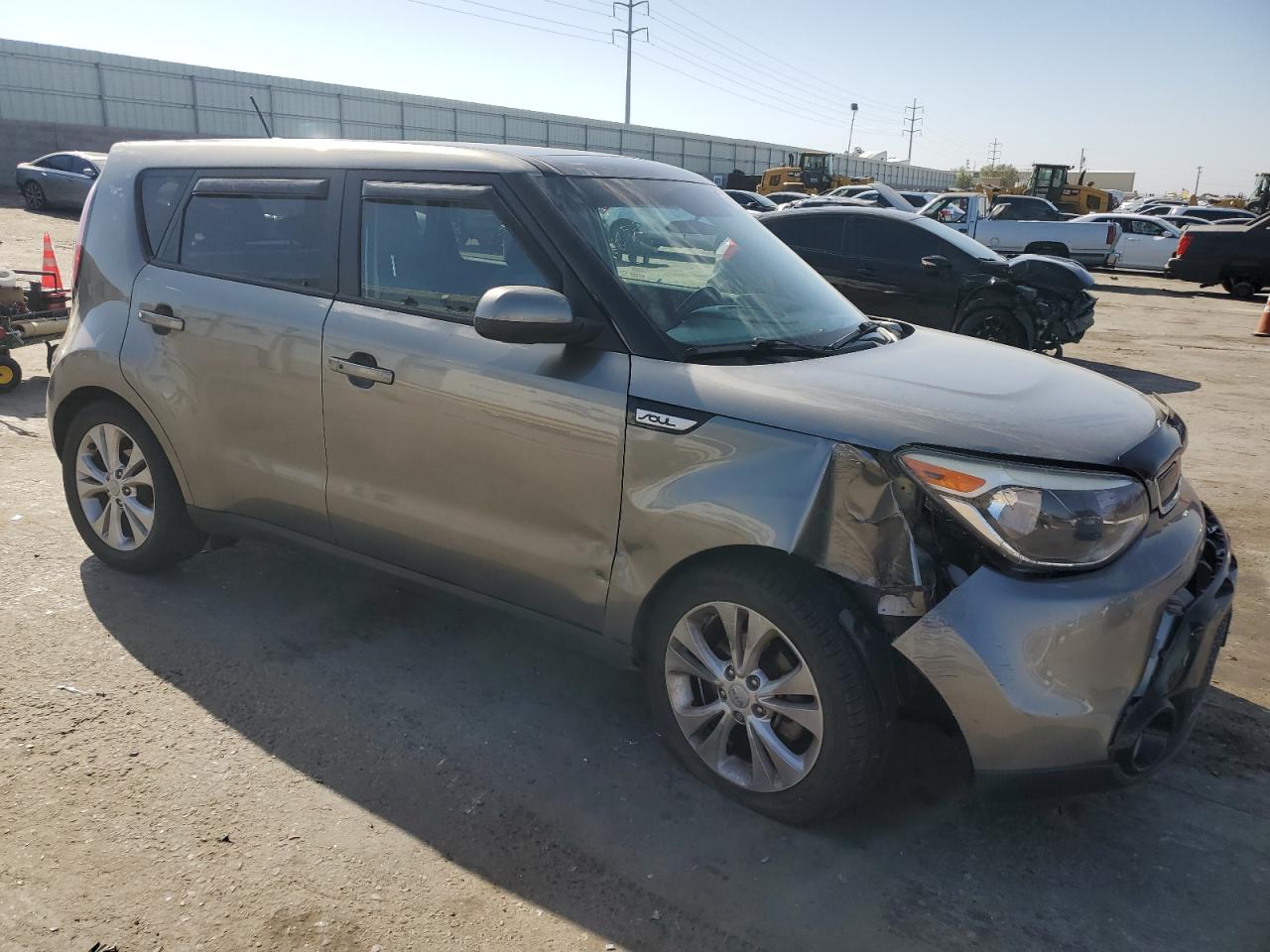 2016 KIA Soul VIN KNDJP3A58G7254018 Copart auction photo, side damage thumbnail 4