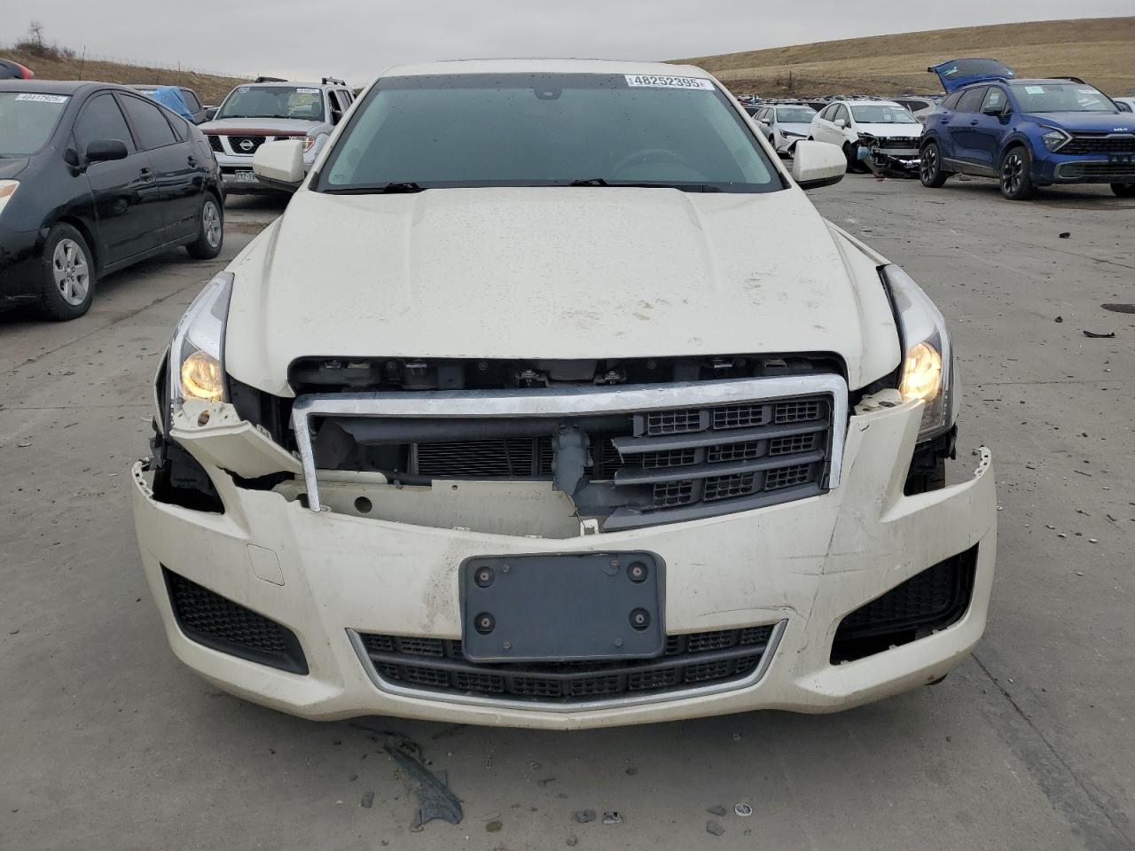 2014 Cadillac ATS VIN 1G6AG5RX0E0104320 Copart auction photo, rear end / front end damage thumbnail 5