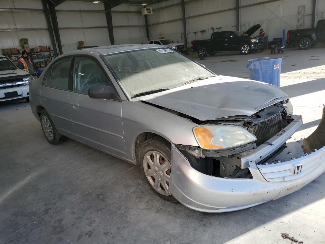 2003 Honda Civic VIN 2HGES26793H541792 Copart auction photo, front end damage thumbnail 4