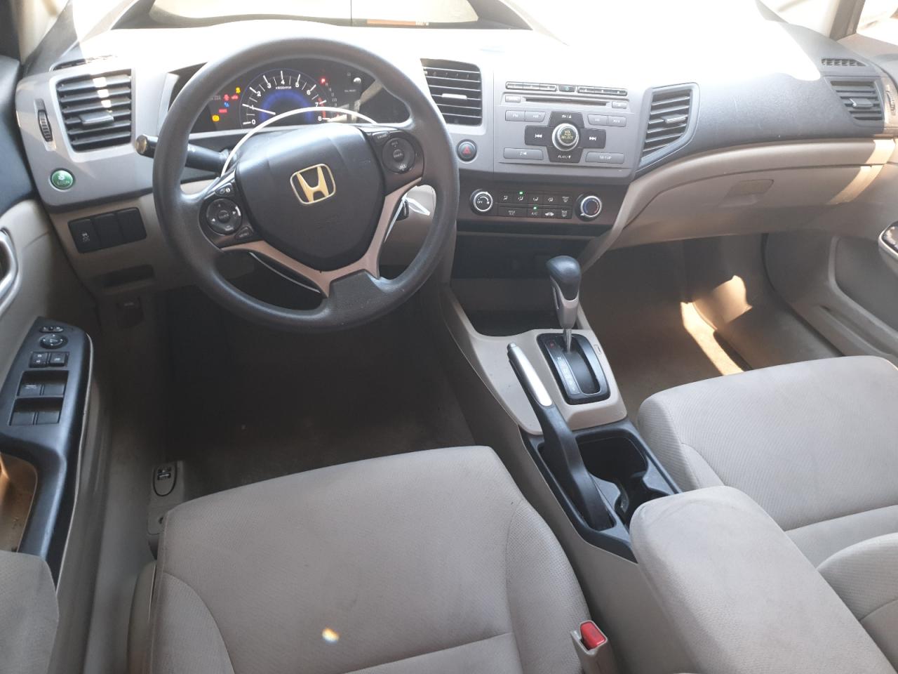 2012 Honda Civic VIN 19XFB2F56CE100893 Copart auction photo, rear end damage thumbnail 8