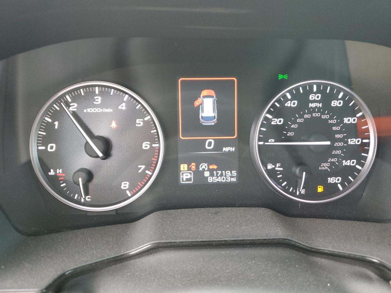 2020 Subaru Outback VIN 4S4BTAEC7L3187146 Copart auction photo, hail damage thumbnail 9