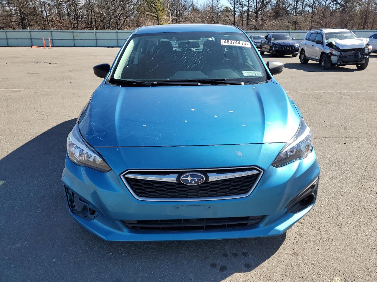 2018 Subaru Impreza VIN 4S3GTAA68J3707457 Copart auction photo, front end / side damage thumbnail 5