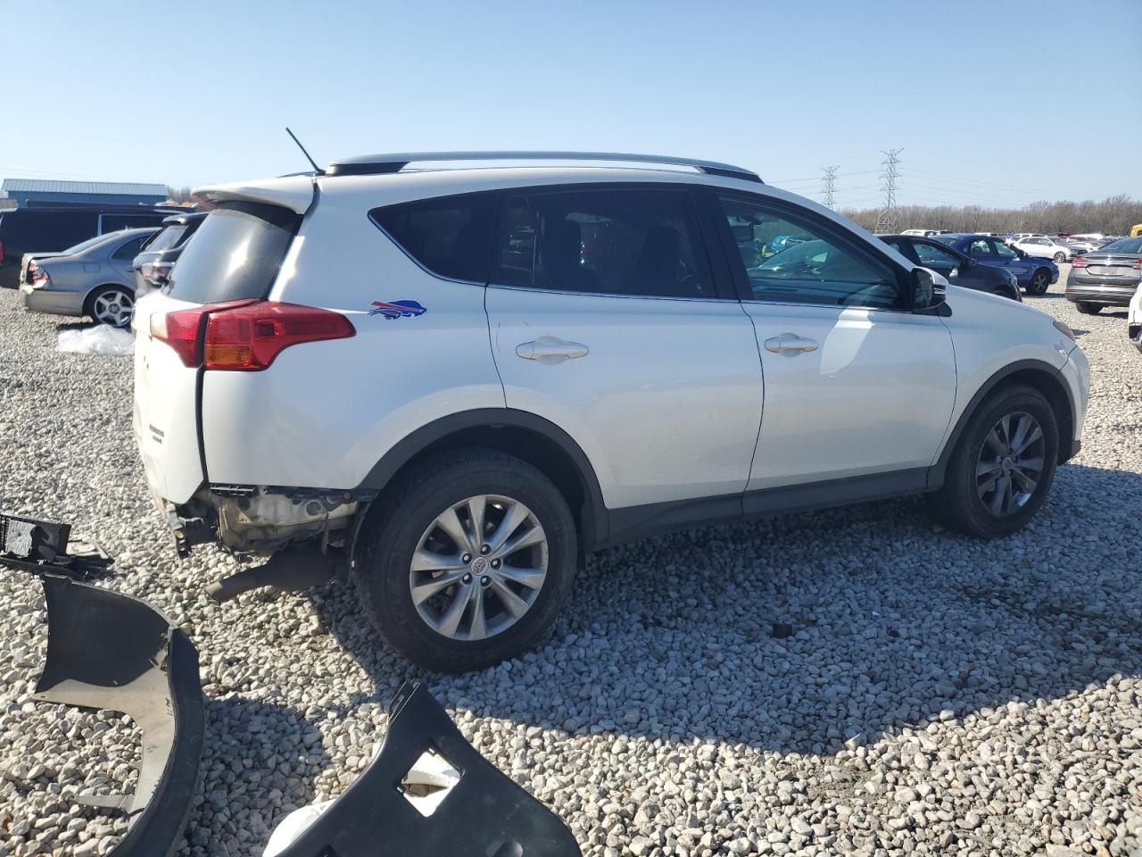2014 Toyota RAV 4 VIN 2T3DFREV5EW128908 Copart auction photo, rear end damage thumbnail 3