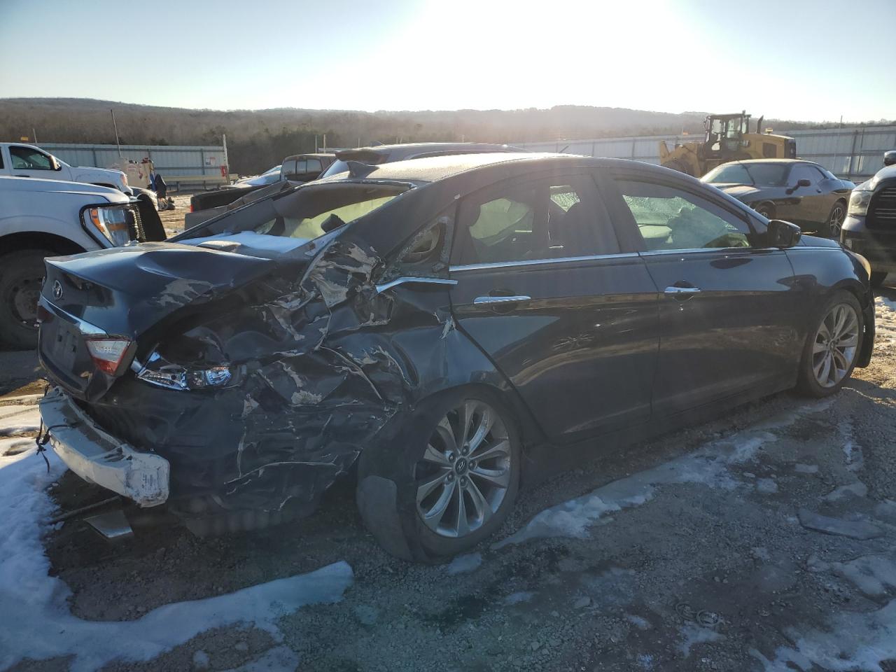2012 Hyundai Sonata VIN 5NPEC4AC2CH353165 Copart auction photo, all over damage thumbnail 3