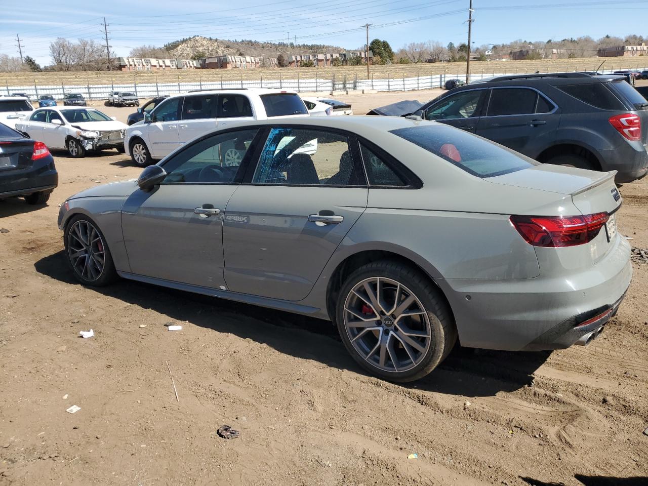 2020 Audi RS4 VIN WAUC4AF47LA042565 Copart auction photo, side / front end damage thumbnail 2