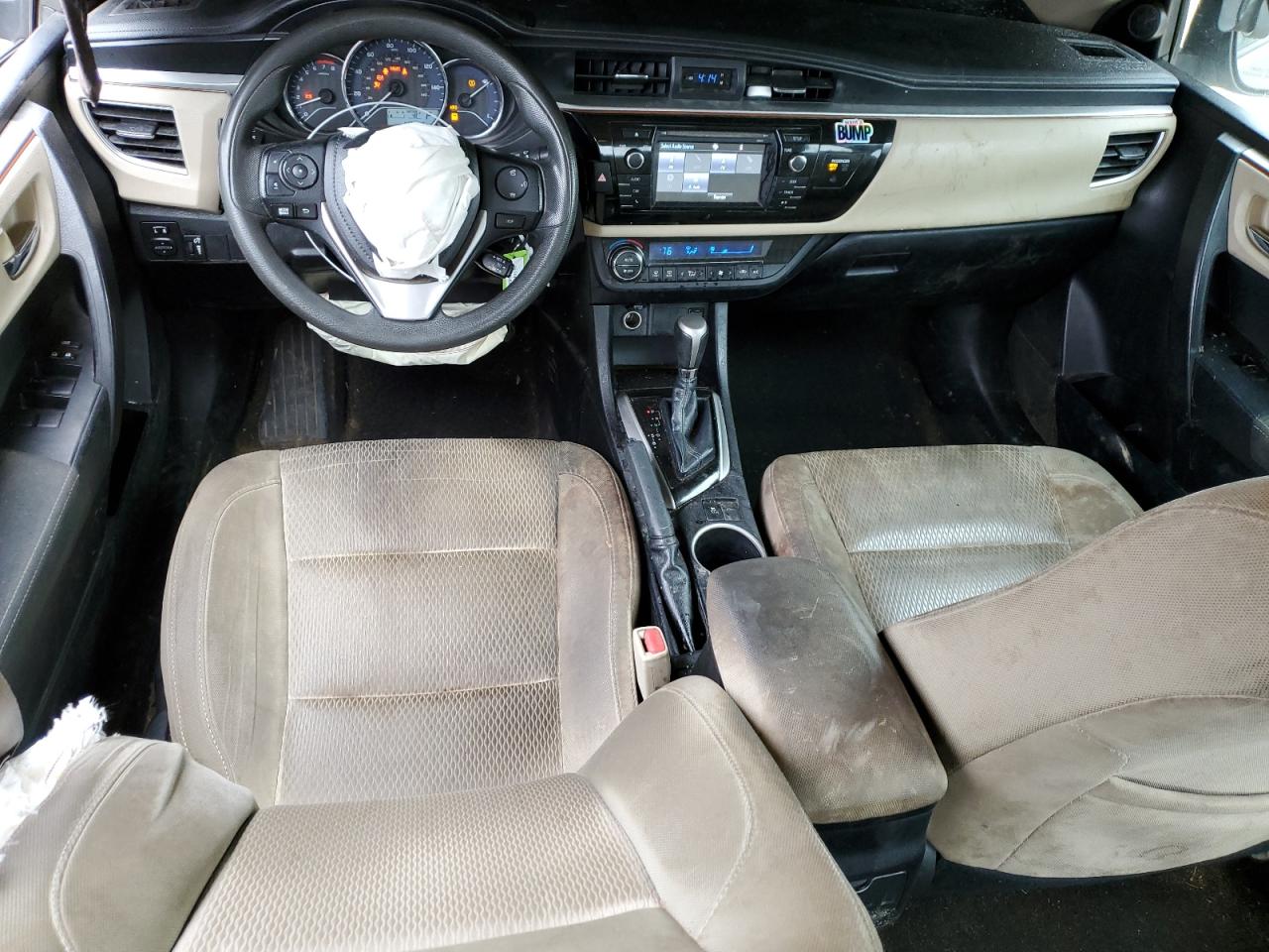 2016 Toyota Corolla VIN 2T1BURHE4GC484529 Copart auction photo, front end / undercarriage damage thumbnail 8