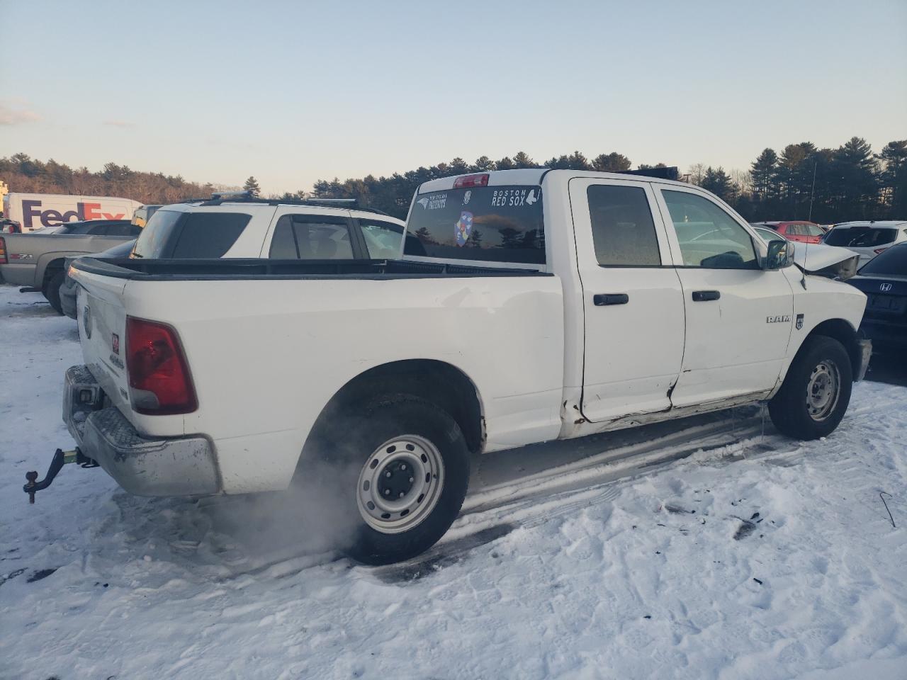 2009 Dodge RAM VIN 1D3HV18P09S805582 Copart auction photo, front end damage thumbnail 3