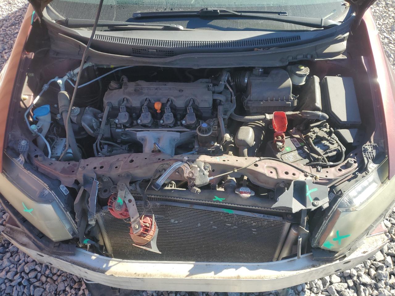 2014 Honda Civic VIN 19XFB2F83EE072967 Copart auction photo, front end damage thumbnail 11