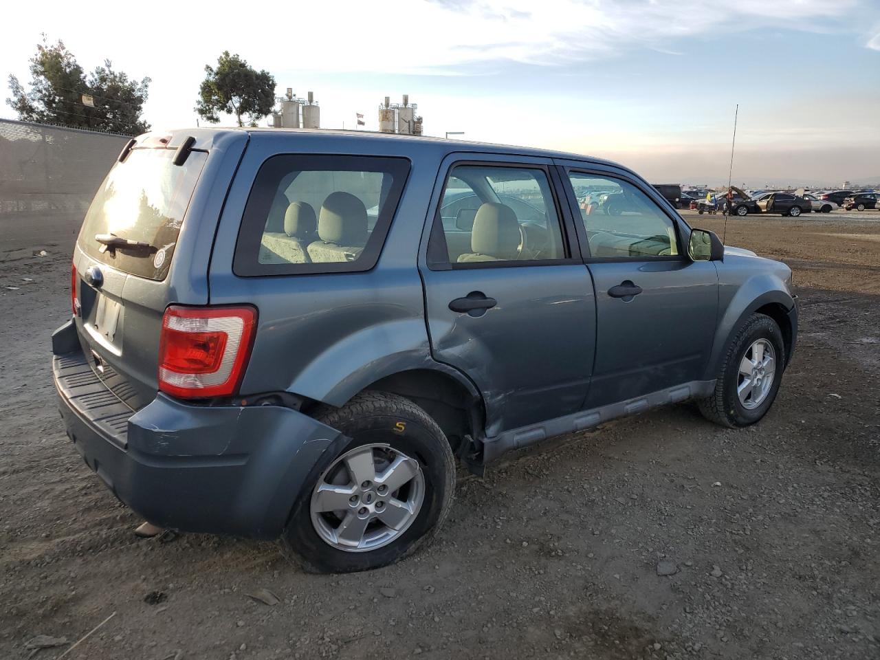 2010 Ford Escape VIN 1FMCU0C79AKD46351 Copart auction photo, all over damage thumbnail 3