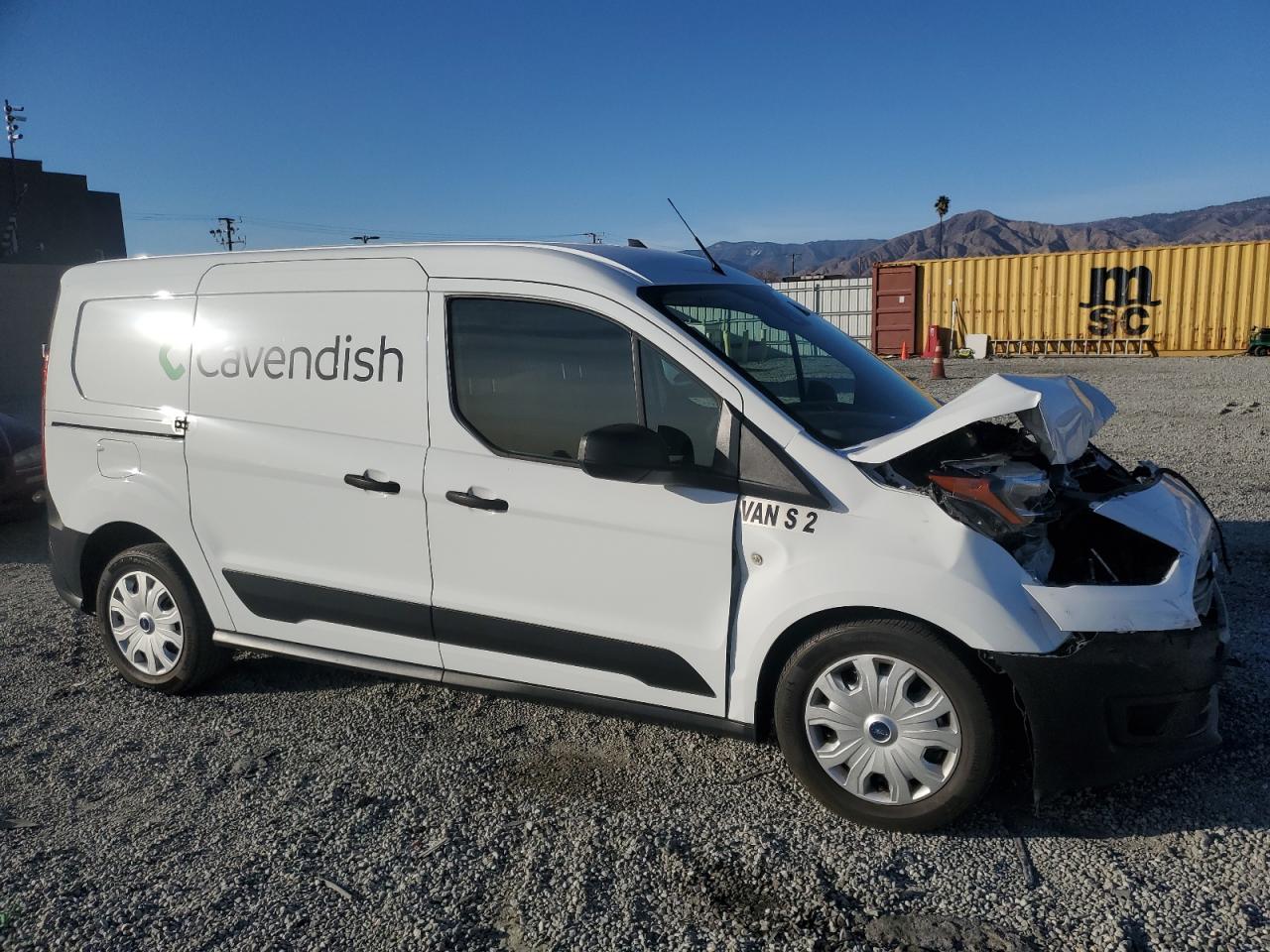 2022 Ford Transit VIN NM0LS7S26N1533211 Copart auction photo, front end damage thumbnail 4