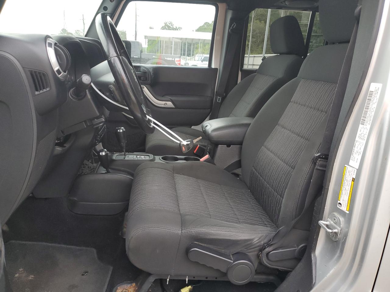 2012 Jeep Wrangler VIN 1C4HJWEG5CL173749 Copart auction photo, water/flood damage thumbnail 7