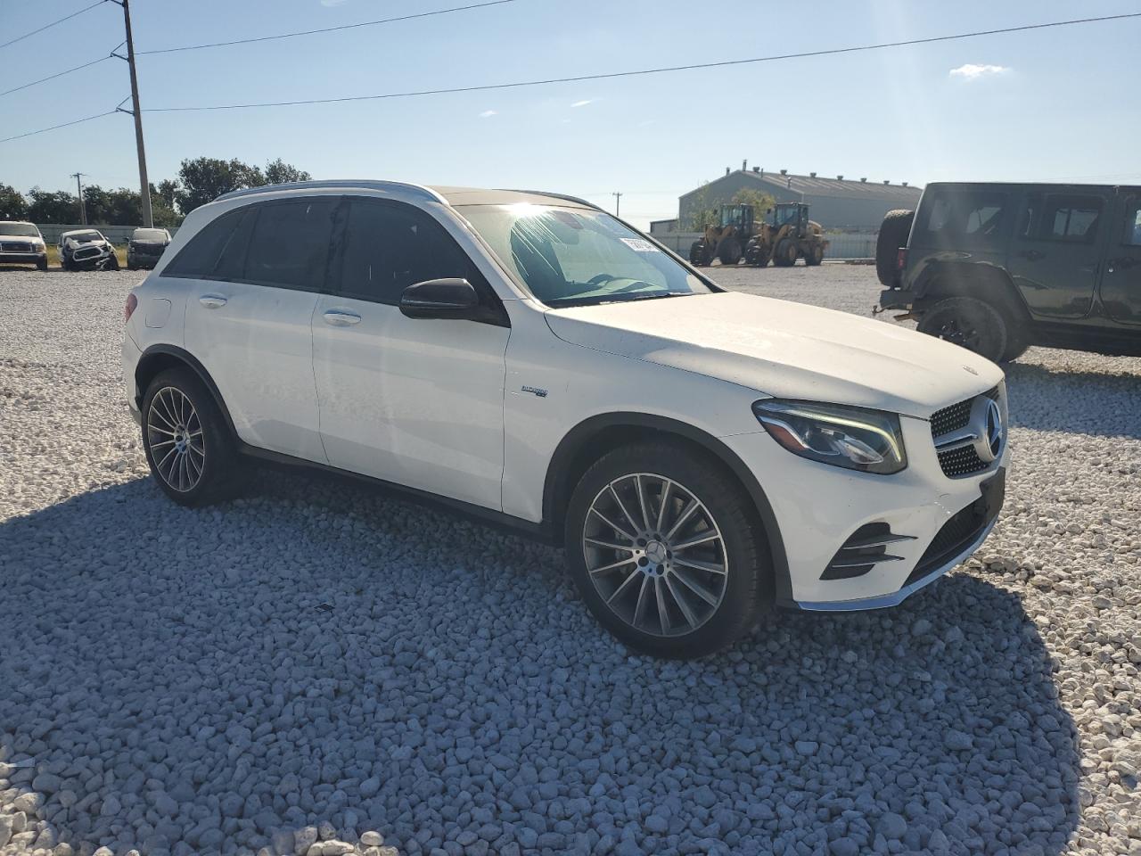 2019 Mercedes-Benz GLC VIN WDC0G6EBXKF507586 Copart auction photo, side damage thumbnail 4