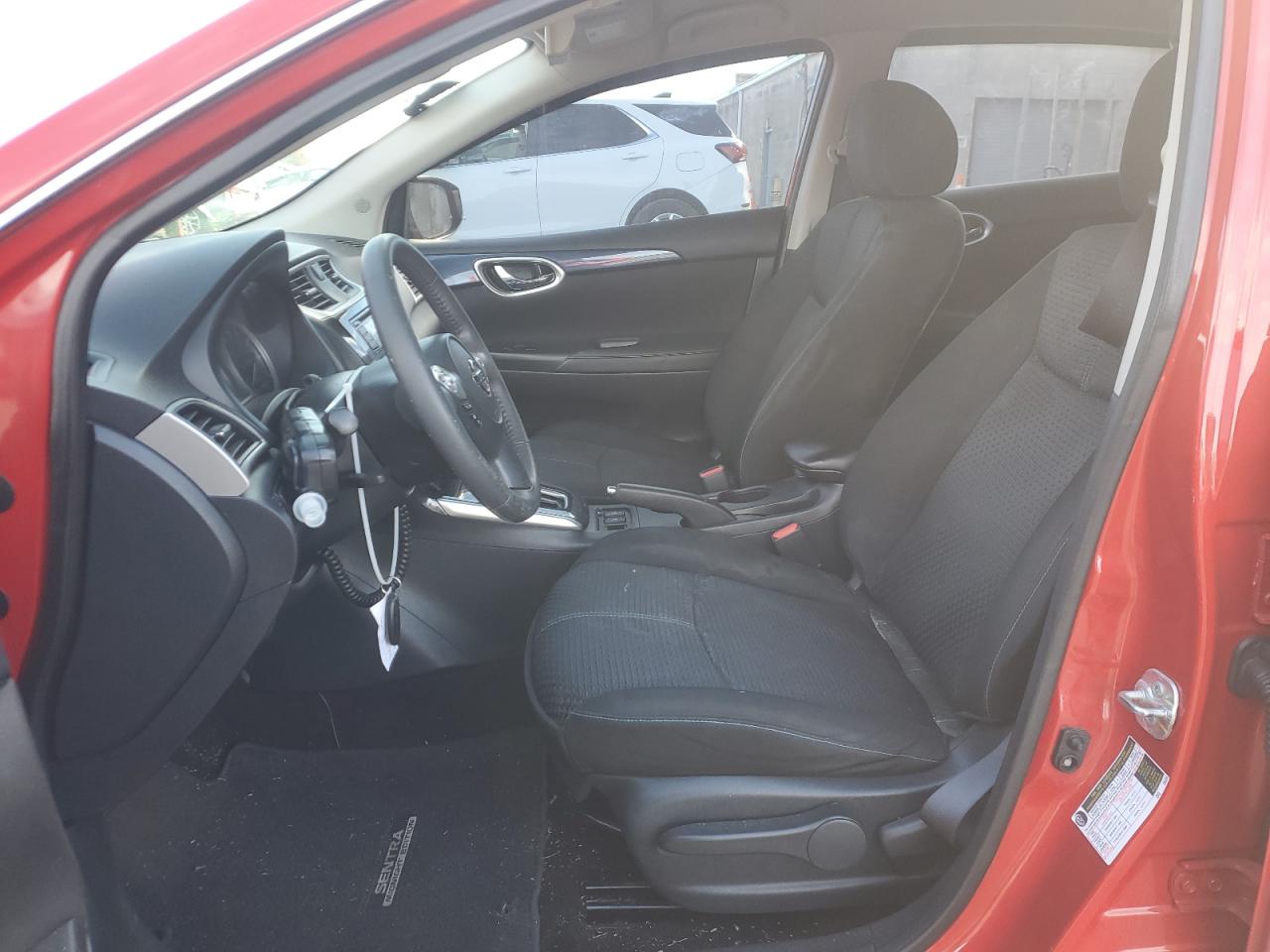 2017 Nissan Sentra VIN 3N1AB7AP2HY355307 Copart auction photo, front end / burn - engine damage thumbnail 7