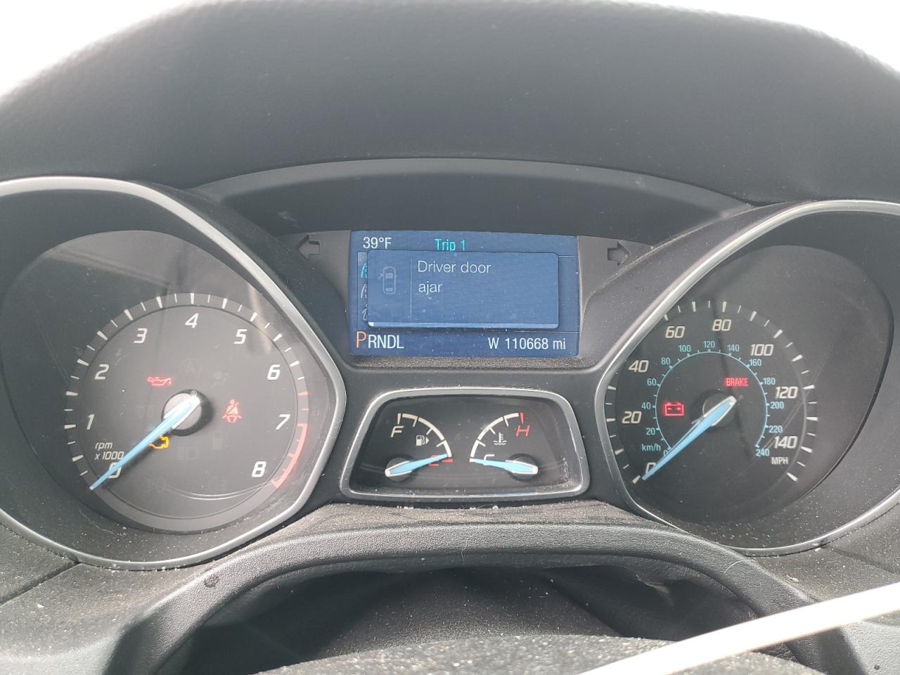 2014 Ford Focus VIN 1FADP3F28EL160467 Copart auction photo, front end damage thumbnail 9