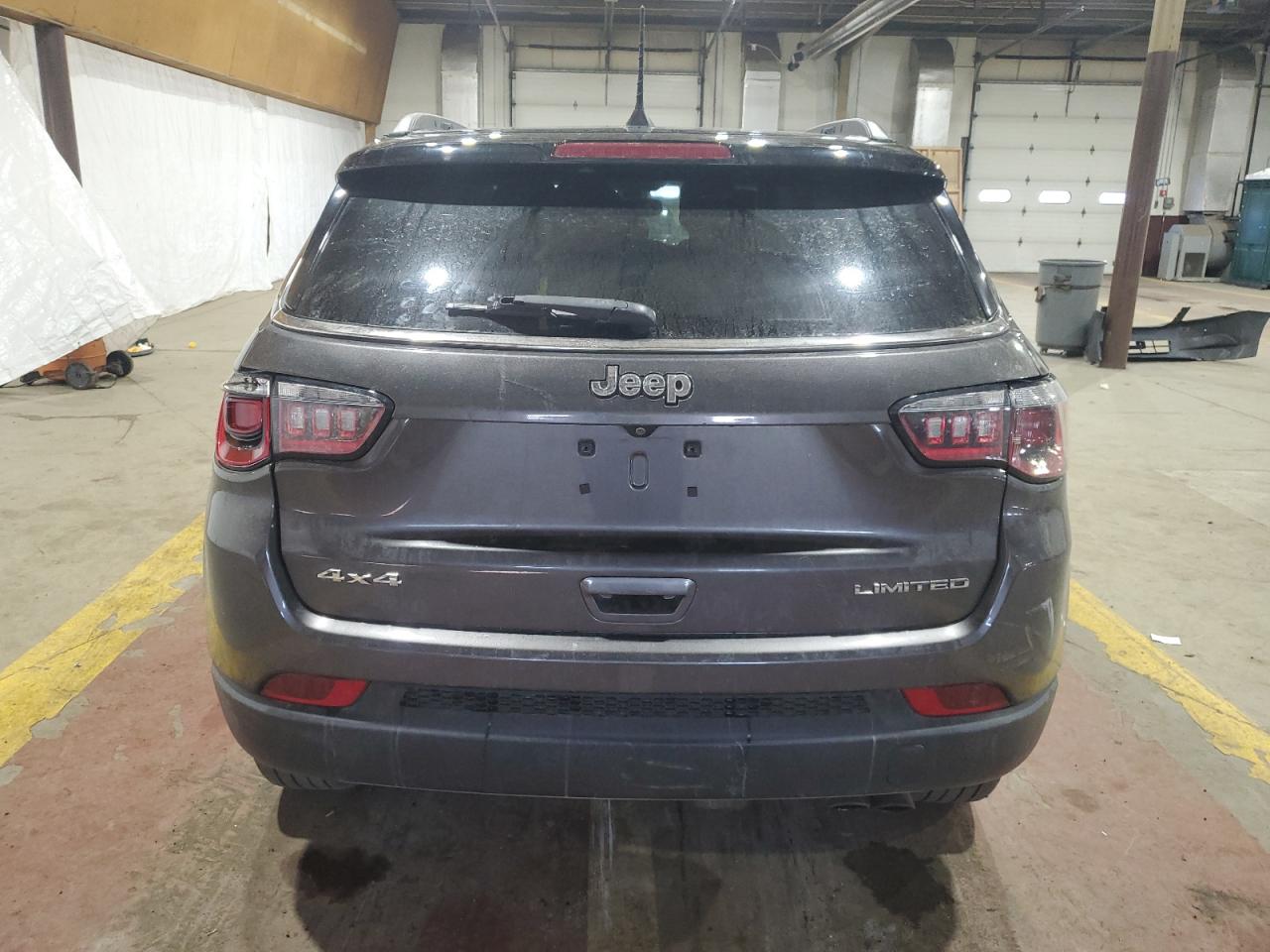 2019 Jeep Compass VIN 3C4NJDCB1KT646192 Copart auction photo, rollover damage thumbnail 6