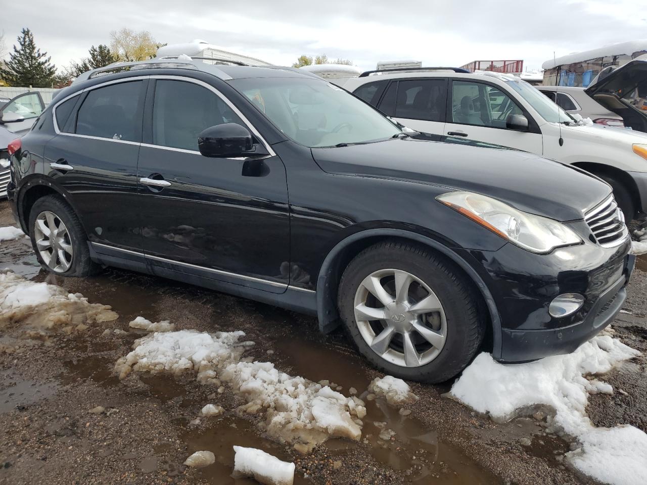 2008 Infiniti EX VIN JNKAJ09F98M360816 Copart auction photo, rear end damage thumbnail 4