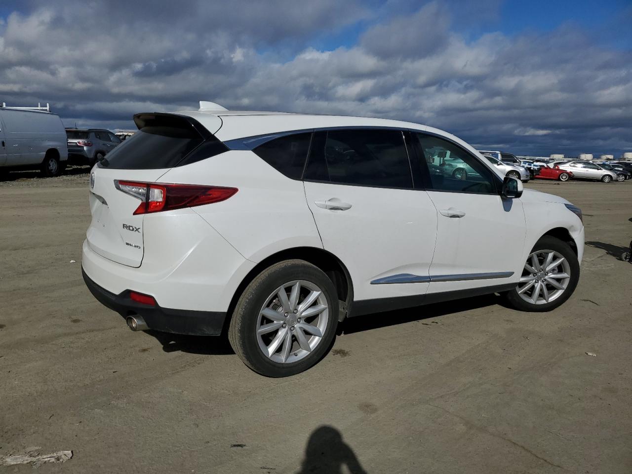 2020 Acura RDX VIN 5J8TC2H31LL007834 Copart auction photo, vandalism damage thumbnail 3
