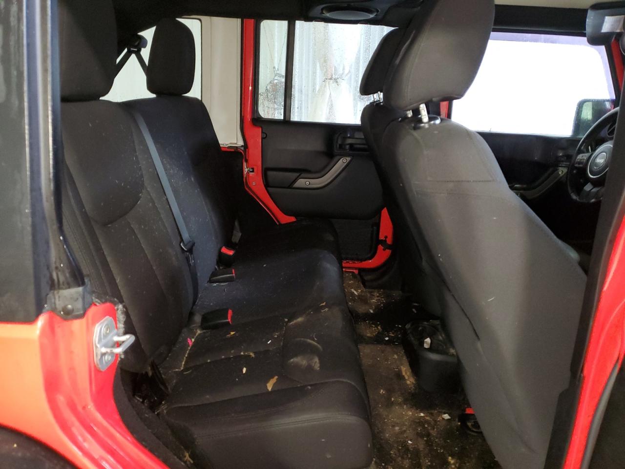 2013 Jeep Wrangler VIN 1C4BJWDG0DL600411 Copart auction photo, side / front end damage thumbnail 11