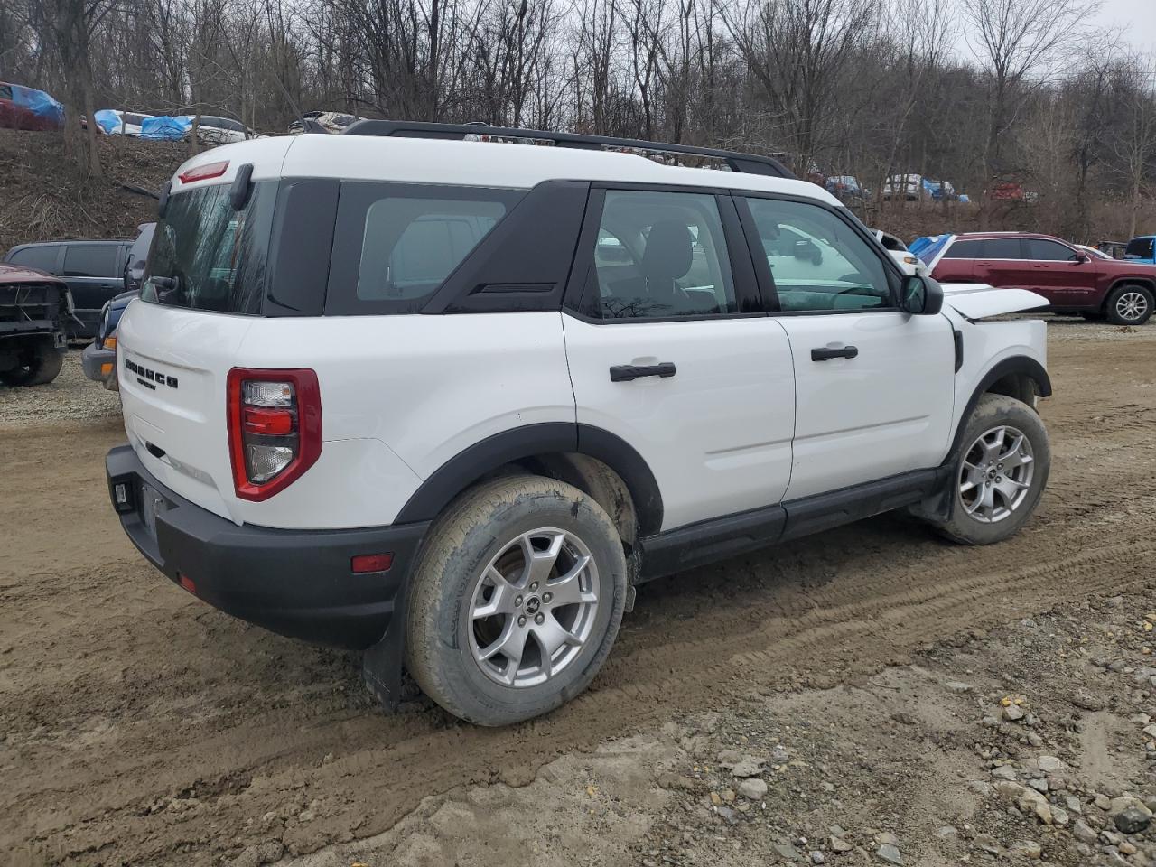 2023 Ford Bronco VIN 3FMCR9A60PRE02911 Copart auction photo, front end damage thumbnail 3