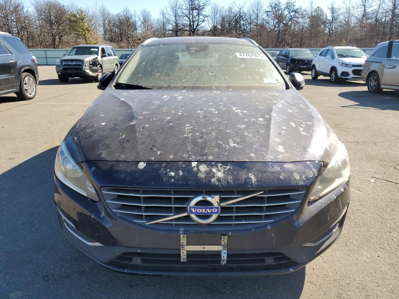 2016 Volvo V60 VIN YV1612SK0G1312125 Copart auction photo, undercarriage / front end damage thumbnail 5
