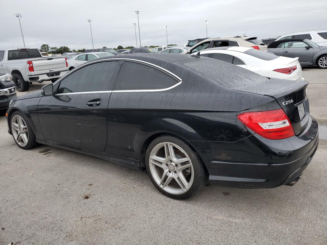 2015 Mercedes-Benz C-klasse VIN WDDGJ4HB3FG421371 Copart auction photo, water/flood damage thumbnail 2