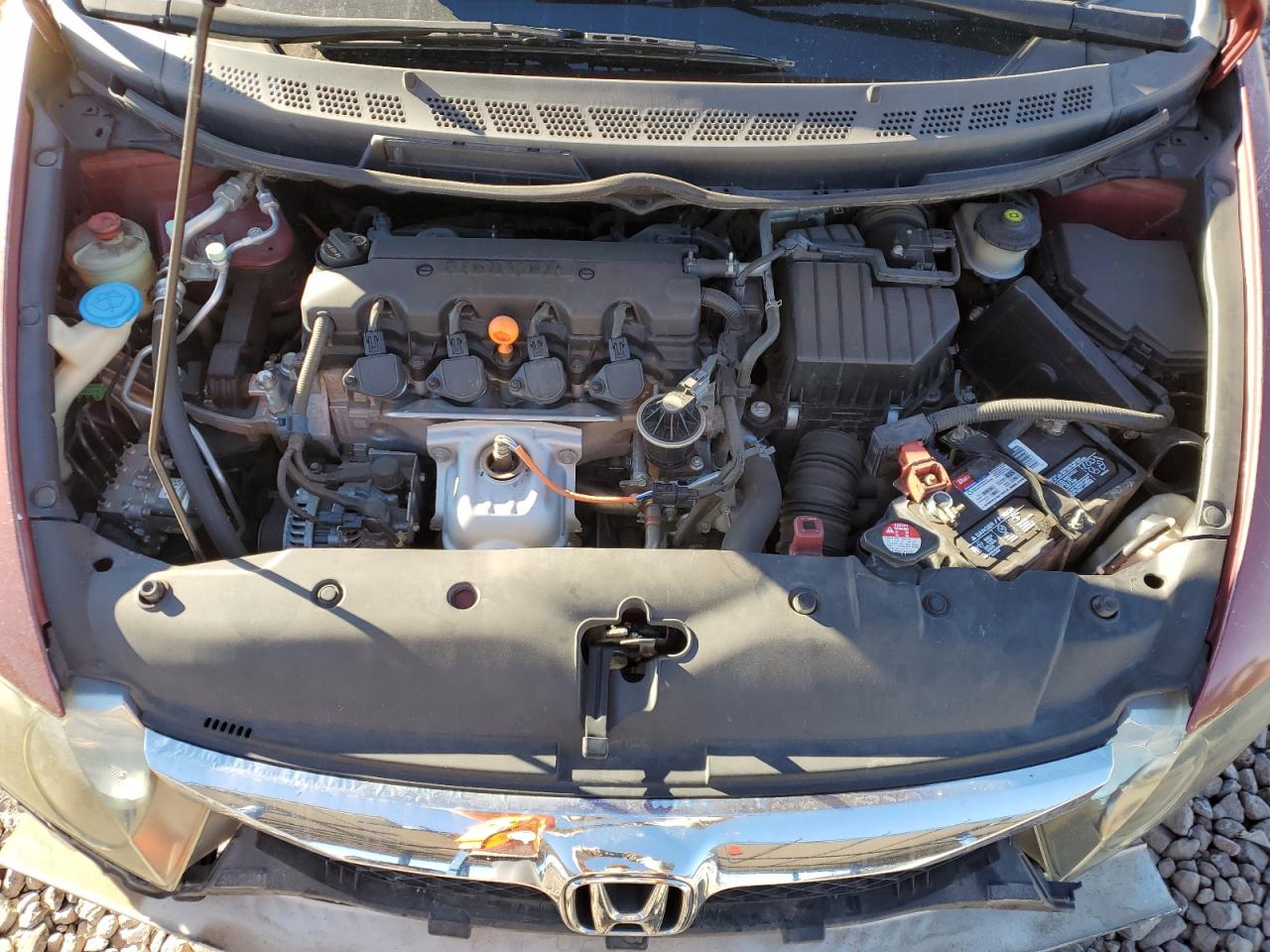 2009 Honda Civic VIN 2HGFA16549H340116 Copart auction photo, front end damage thumbnail 11