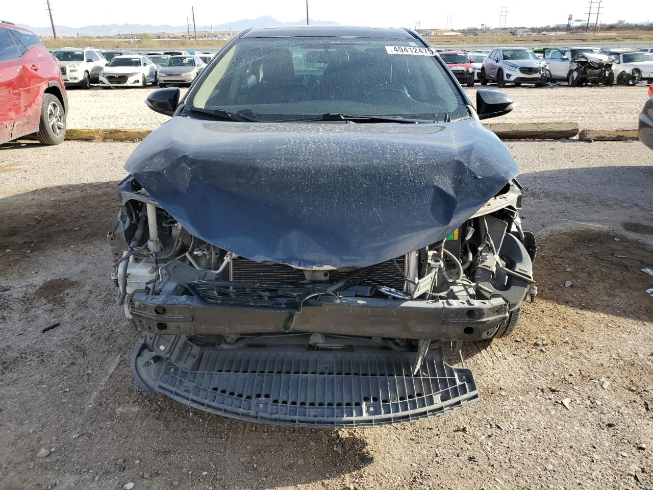 2014 Toyota Corolla VIN 2T1BURHE4EC136839 Copart auction photo, front end damage thumbnail 5