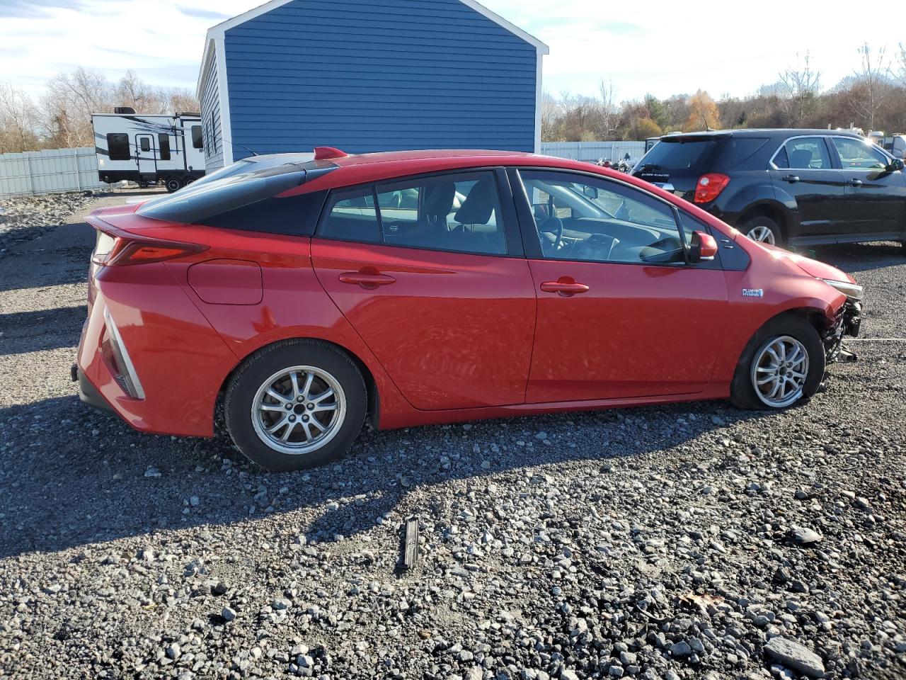 2022 Toyota Prius VIN JTDKAMFP7N3208741 Copart auction photo, front end damage thumbnail 3