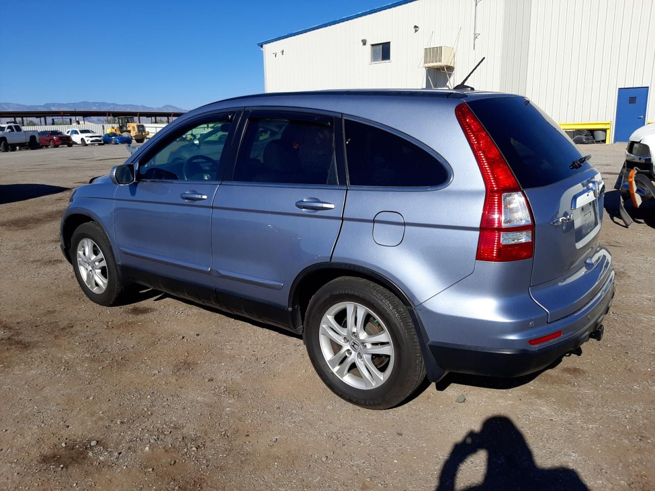 2011 Honda CR-V VIN 5J6RE4H72BL056177 Copart auction photo, side / front end damage thumbnail 2