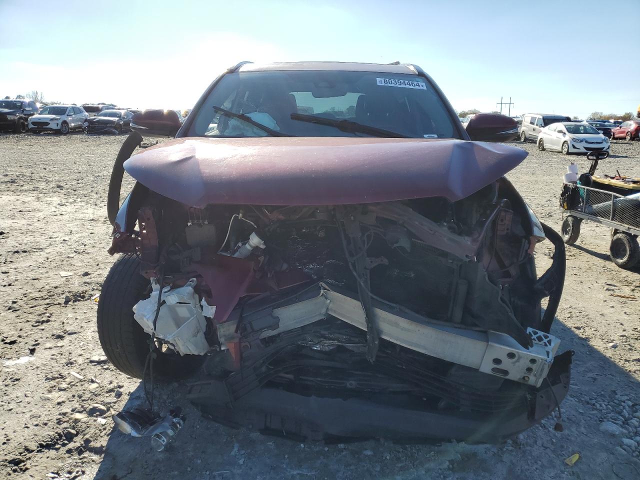 2018 Toyota Highlander VIN 5TDKZRFH5JS531483 Copart auction photo, front end damage thumbnail 5