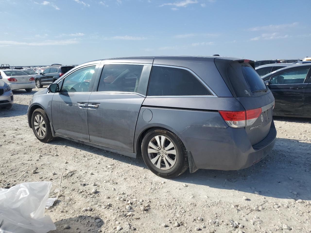 2016 Honda Odyssey VIN 5FNRL5H67GB081336 Copart auction photo, all over damage thumbnail 2