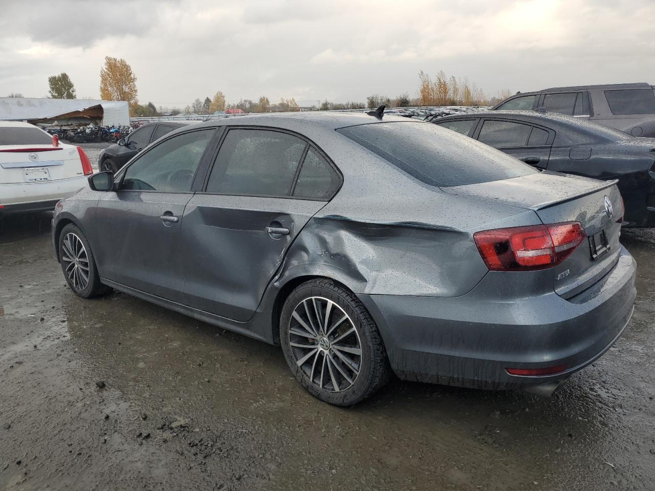 2016 Volkswagen Jetta VIN 3VWD17AJ6GM301472 Copart auction photo, side damage thumbnail 2